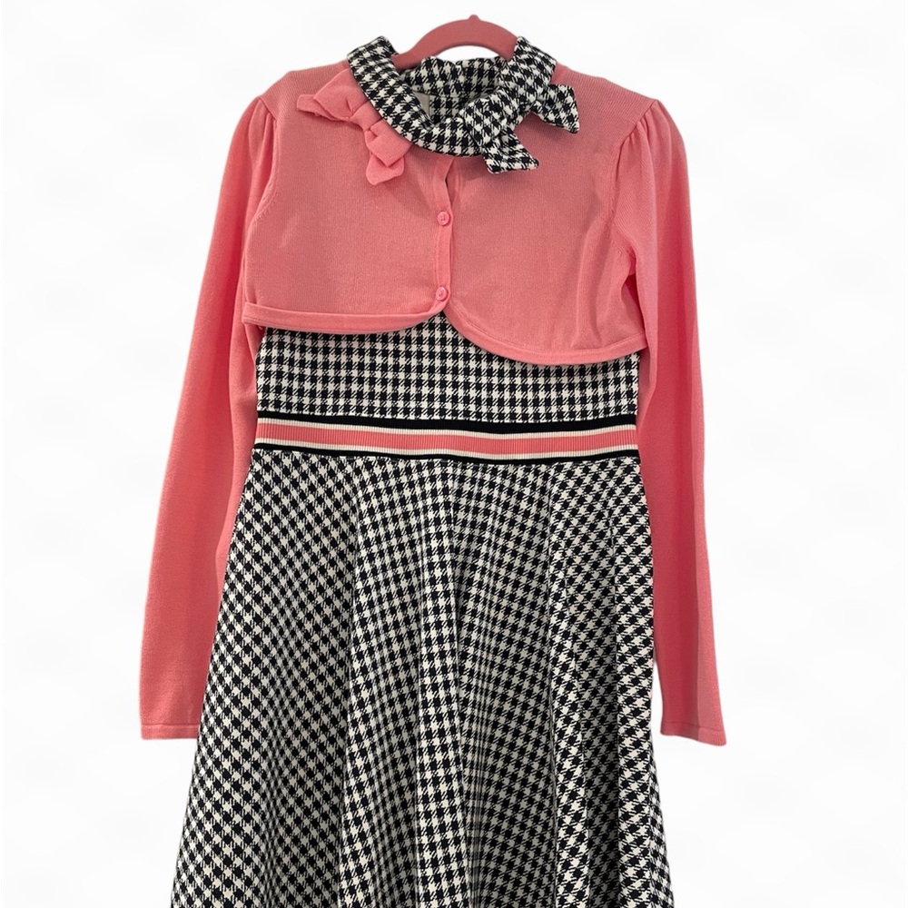 NWT Girls Sweater & Dress Set (8)